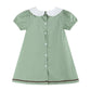 Sage Green Collared Turkey Dress