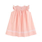 Light Pink Smocked Easter Bunny Bishop Dress