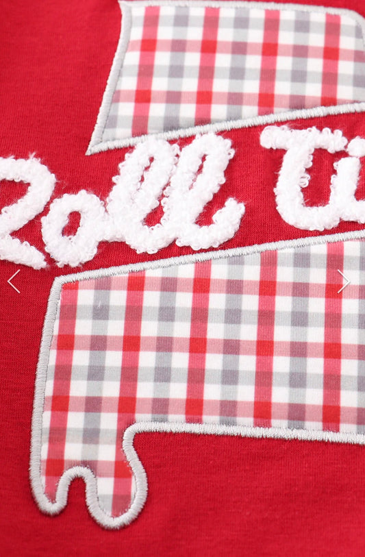 French Knot "Roll Tide" Bubble