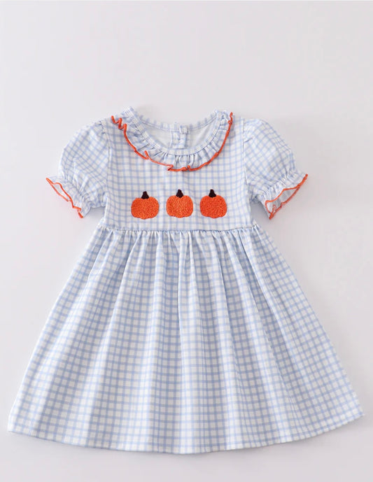 French Knot Pumpkin Dress