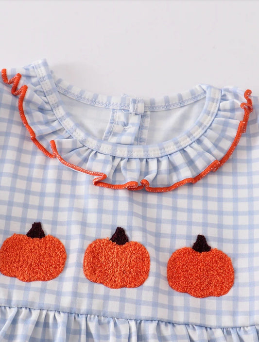 French Knot Pumpkin Dress