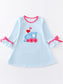 Valentine's Day Train Applique Dress