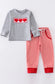 Red Heart French Knot Boys Pants Set