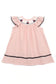 Smocked Pink Sailboat Ruffle Dress