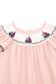 Smocked Pink Sailboat Ruffle Dress