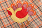 Brown & Orange Plaid Turkey Overalls