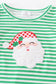 Green Striped Santa Dress