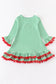 Green Striped Santa Dress