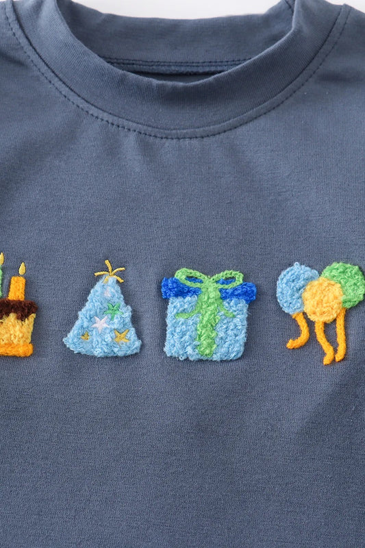 French Knot Birthday Onesie