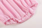 Pink Striped "Lil Sister" Smocked Bubble